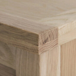 Farro Washed Oak Ottoman Blanket Box - Fully Assembled By Roseland Furniture - thumbnail 5