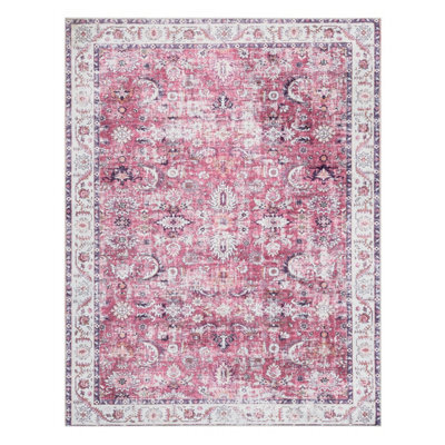 Silk Road Pink Rada Medium Rug, (L)160Cm X (W)120Cm - image 1