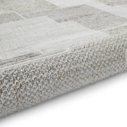 Beige Brown Geometric 8mm Pile Stain-Resistant Rug For Bedroom, Dining Room, Easy To Clean Modern Rug-160Cm X 230Cm - thumbnail 7