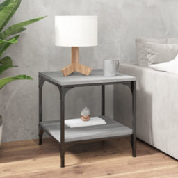 Berkfield Side Tables 2 Pcs Grey Sonoma 40X40X40 Cm Engineered Wood - thumbnail 3
