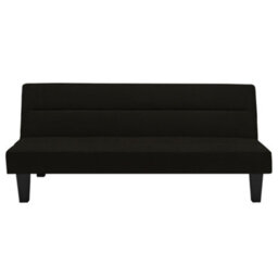 Dorel Home Kebo Sofa Bed Sofa In Velvet Black - thumbnail 8