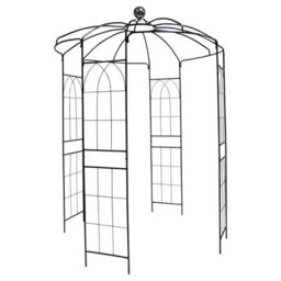 Woodside Santon Metal Garden Wedding Birdcage Pergola Outdoor Arch/arbour Gazebo - thumbnail 2