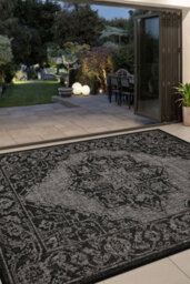 Oriental Weavers Gel Medallion Black Rug-40Cm X 60Cm - thumbnail 2