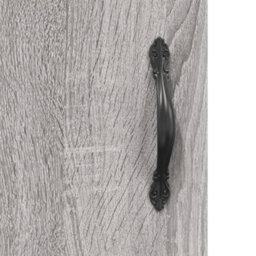 Berkfield Highboard Grey Sonoma 34.5X34X180 Cm Engineered Wood - thumbnail 9