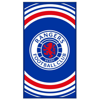Rangers Fc Pulse Bath Towel Blue/white/red (One Size)