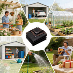 Black 3X5M Rectangular Hdpe Shade Sail Breathable - thumbnail 5