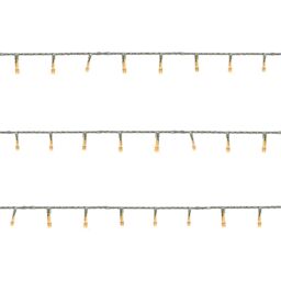 200 Warm White Led String Lights With Timer Function Clear Cable - thumbnail 2