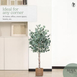 Artificial Plant Eucalyptus, Maia Shop For Home And Office Decoration, 150Cm - thumbnail 6