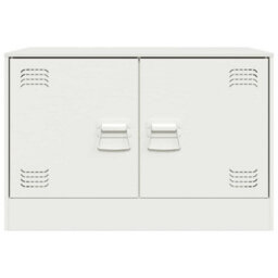 Berkfield Tv Cabinets 2 Pcs White 67X39X44 Cm Steel - thumbnail 6