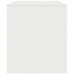 Berkfield Tv Cabinets 2 Pcs White 67X39X44 Cm Steel - thumbnail 8