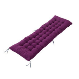 Living And Home Purple Garden Bench Recliner Chair Swing Chair Seat Pad Cushion Sunlounger Cushion In Outdoor Or Indoor  W 50 Cm X L 160 Cm - thumbnail 3