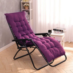 Living And Home Purple Garden Bench Recliner Chair Swing Chair Seat Pad Cushion Sunlounger Cushion In Outdoor Or Indoor  W 50 Cm X L 160 Cm