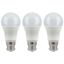 Crompton Lamps Led Gls 11W B22 Cool White Opal (75W Eqv) (3 Pack) - thumbnail 1