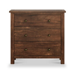 Duchy Acacia 3 Drawer Chest Of Drawers - Fully Assembled By Roseland Furniture - thumbnail 3