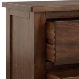 Duchy Acacia 3 Drawer Chest Of Drawers - Fully Assembled By Roseland Furniture - thumbnail 7