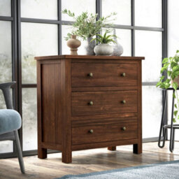 Duchy Acacia 3 Drawer Chest Of Drawers - Fully Assembled By Roseland Furniture - thumbnail 2