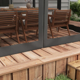 Outsunny 3 X 3 M Pergola With Retractable Roof And Netting, Dark Grey - thumbnail 9