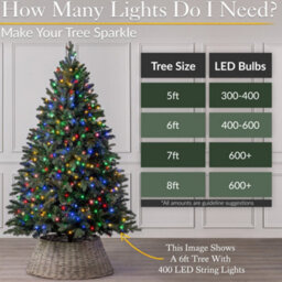 Christow Christmas Indoor/outdoor Battery Led String Lights Green Cable Multi Colour - 100 - thumbnail 5