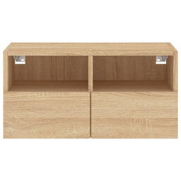 Berkfield Tv Wall Cabinet Sonoma Oak 60X30X30 Cm Engineered Wood - thumbnail 8