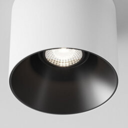 Luminosa Lighting Luminosa Maytoni Alfa Led Surface Mounted Downlight White, Black, 2130Lm, 4000K - thumbnail 3