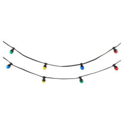 Blooma Barnaby Mains-Powered Multicolour 10 Led Outdoor String Lights - thumbnail 1