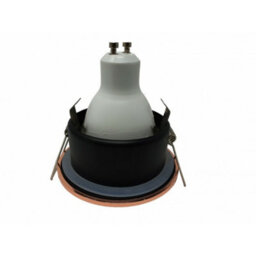 UKEW Pack Of 4 - Waterproof Bathroom Downlight Ip65 Led Round Gu10 Rose Gold Frosted - thumbnail 4