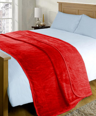 Casabella Deluxe Soft Faux Fur Mink Fleece Throw Blanket - image 1