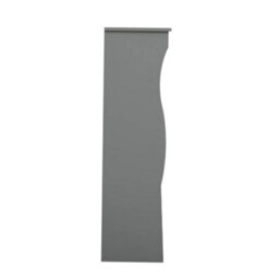 Home Source Polar Kitchen Wall Mounted 3 Shelves Painted Grey - thumbnail 4