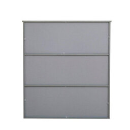 Home Source Polar Kitchen Wall Mounted 3 Shelves Painted Grey - thumbnail 6
