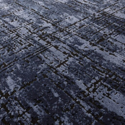 Navy Abstract Modern Easy To Clean Rug For Dining Room Bed Room And Living Room-120Cm X 170Cm - thumbnail 2