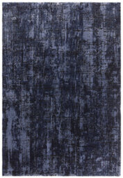 Navy Abstract Modern Easy To Clean Rug For Dining Room Bed Room And Living Room-120Cm X 170Cm
