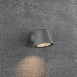 Nordlux Aleria Outdoor Metal Wall Light Compact  Grey,mains - thumbnail 1