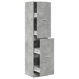 Walplus Apothecary Cabinetâ Concrete Grey 40X41X174.5 Cm Engineered Wood - thumbnail 2