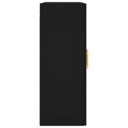 Berkfield Wall Mounted Cabinet Black 69.5X34X90 Cm - thumbnail 8