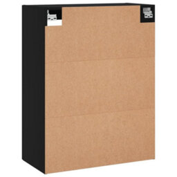 Berkfield Wall Mounted Cabinet Black 69.5X34X90 Cm - thumbnail 9