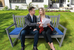 istyle mode 3 Seater Garden Bench Cushion Seatpad Indoor & Outdoor Use - Royal Blue - thumbnail 8