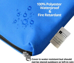 istyle mode 3 Seater Garden Bench Cushion Seatpad Indoor & Outdoor Use - Royal Blue - thumbnail 6