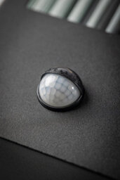 CGC Lighting Cgc Outdoor Outside Security Wall Light Bevelled Glass Black E27 Pir Motion Sensor Porch - thumbnail 6