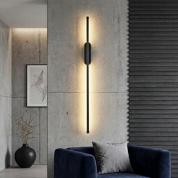 Modern Led Wall Light 3 Colour Strip Lamp Minimalist Bedroom Bedside Living Room Sconce - thumbnail 4
