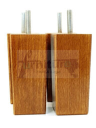L&F 4X Replacement Furniture Legs Solid Wood 110mm High Sofas Chairs Settee Cabinets Legs M10 Tsp2055 - thumbnail 5