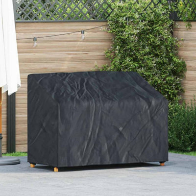Walplus Garden Bench Cover Black 134 X 70 X 65  94 Cm 210D Fabric - image 1