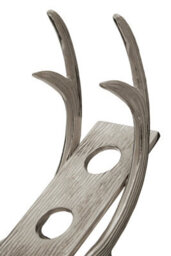 Orsina 3 Bottle Antler Wine Rack, Accent Centrepiece Wine Rack For Dining Table, Kitchem, Decorative Antler Design - thumbnail 5