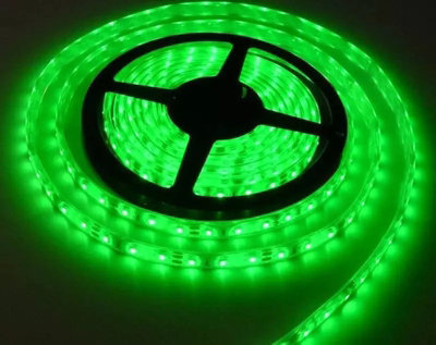 Ener-J 24V Cob Led Strip Lights With 480 Leds/m, 10W/m, 800Lm/m, Cri 90-92, Green Colour