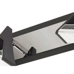 Luminosa Lighting Luminosa Filippo Linear Spot Light 2 Light Led 10W 3000K, 900Lm, Matt Black/polished Chrome - thumbnail 7