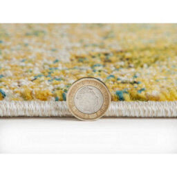 Multi Modern Geometric Easy To Clean Rug For Dining Room-200Cm X 290Cm - thumbnail 3