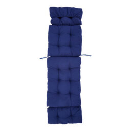 Living And Home Garden Bench Recliner Chair Swing Chair Seat Pad Cushion Lengthen Sunlounger Cushion For Indoor Outdoor,navy Blue - thumbnail 2
