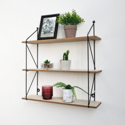 Spot On Dealz 3 Tier Floating Shelf Wall Shelves For Bedroom Wall Mounted - thumbnail 1