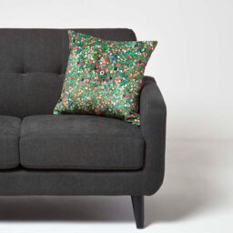 Homescapes Klimts Italian Garden Filled Velvet Cushion 46 X 46 Cm - thumbnail 2