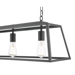 Pagazzi Lighting Pagazzi Charley 3 Light Matte Black Pendant Bar - thumbnail 7