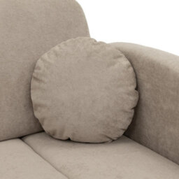 Convertible Armchair Bed Viva Comfy I With Storage Compact Single Sofa Sleeper For Small Spaces Cream - thumbnail 6
